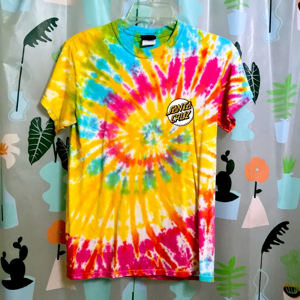 Santa Cruz tie dye T-shirt